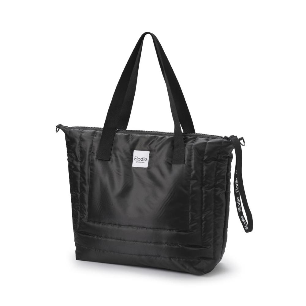 Elodie  Changing Bag Quilted Black -   1