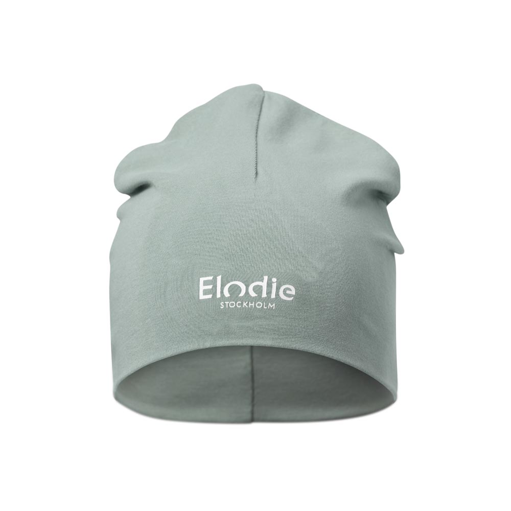 Elodie  Logo Beanies - Pebble Green -   1