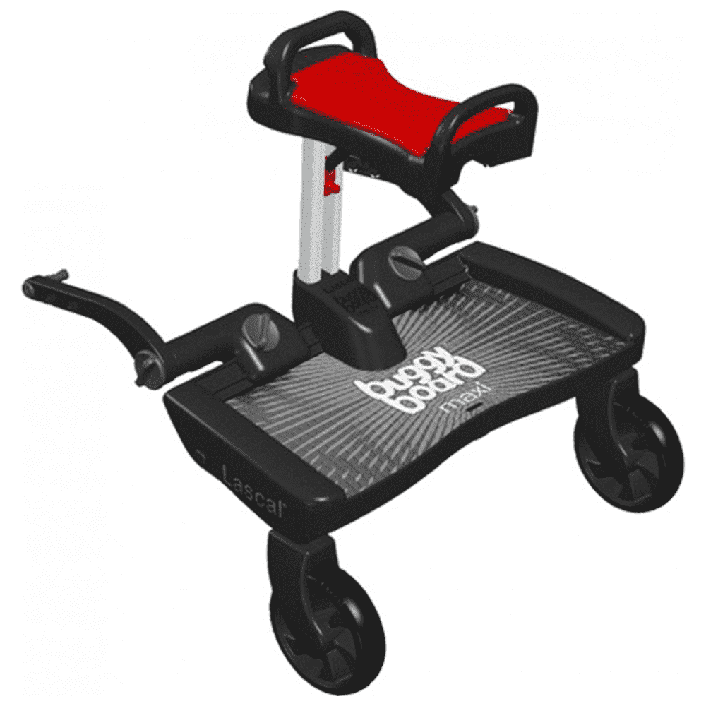 Lascal    BUGGY BOARD SADDLE red -   1