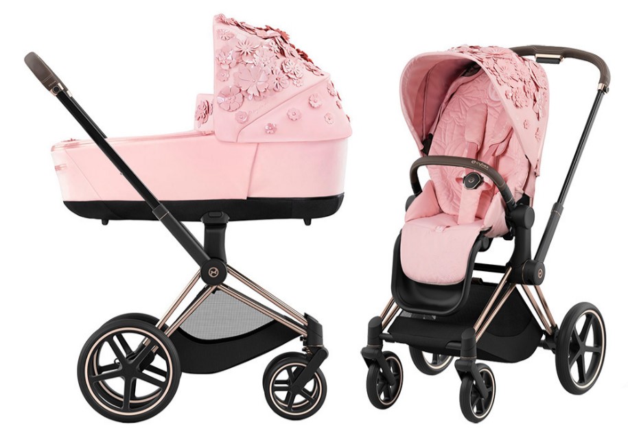 Cybex Priam IV  2  1 Rosegold / FE SIMPLY FLOWERS PINK