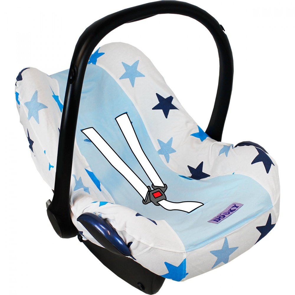 Xplorys    DOOKY Seat cover 0+ Blue Stars -   2