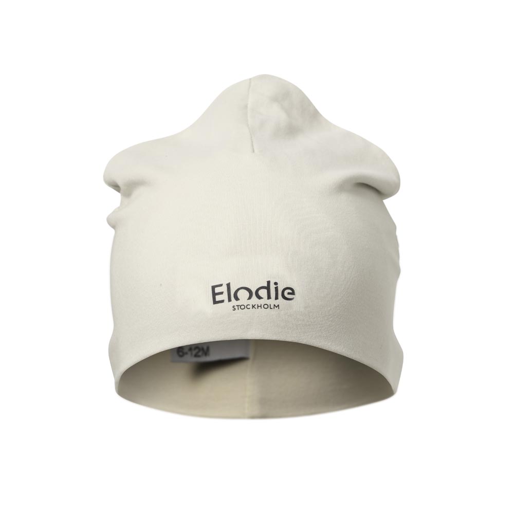 Elodie  Logo Beanies - Creamy White