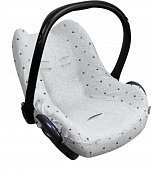 Xplorys    DOOKY Seat cover 0+ Light Grey Crowns