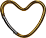 Xplorys    Dooky Heart Hook - Gold -  1