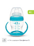 Munchkin обучающий поильник-чашка Gentle™ с ручками голубой (прозрачный) 4+ 120мл. - фото 6