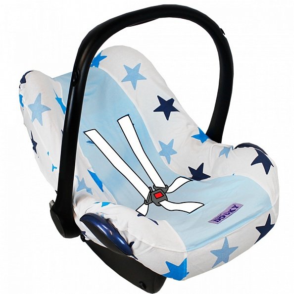 Xplorys    DOOKY Seat cover 0+ Blue Stars -   3