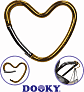 Xplorys    Dooky Heart Hook - Gold -  2