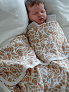OLANT BABY плед 100% хлопок 90х90 см Falling for you - фото 5