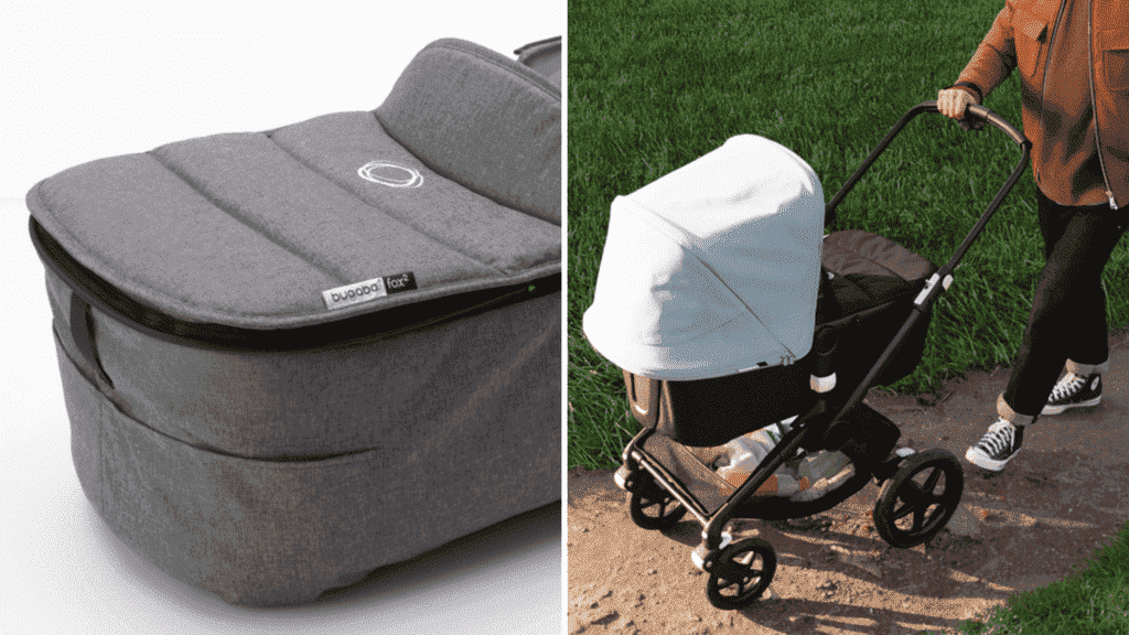 Bugaboo FOX2 2 1 ALU/ BLACK/ FRESH WHITE