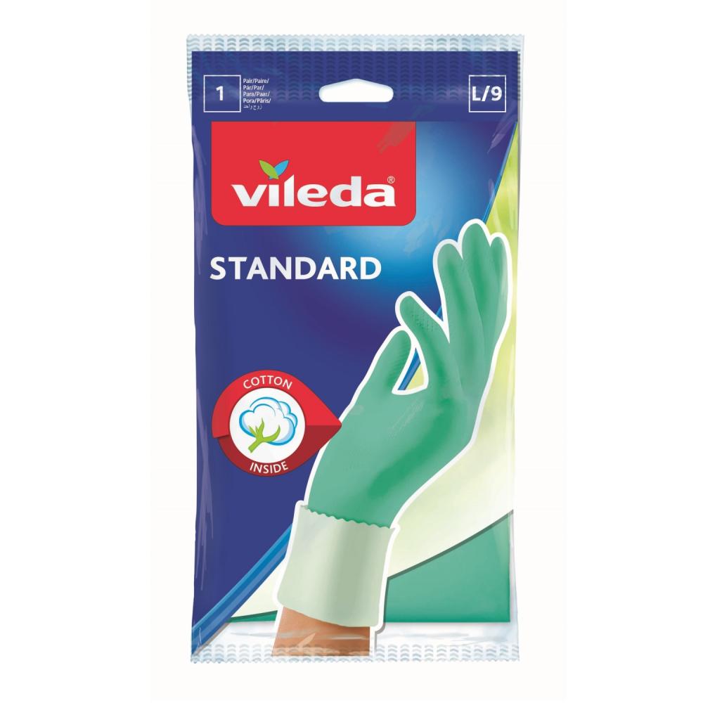 VILEDA перчатки Стандарт с напылением р-р L
