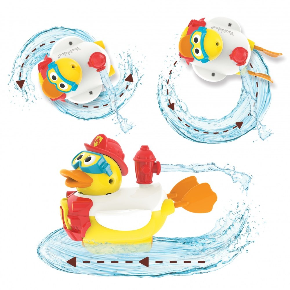 Yookidoo Игрушка водная &quot;Утка-пожарный&quot; с водометом и аксессуарами