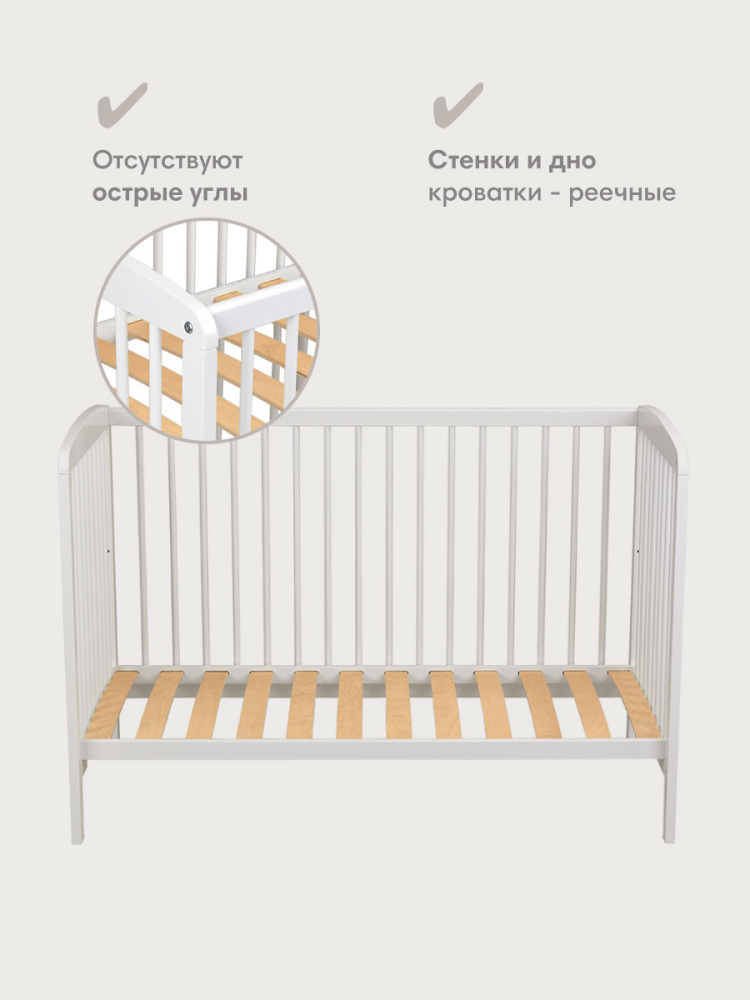 OLANT BABY кровать Sova белый - фото  4
