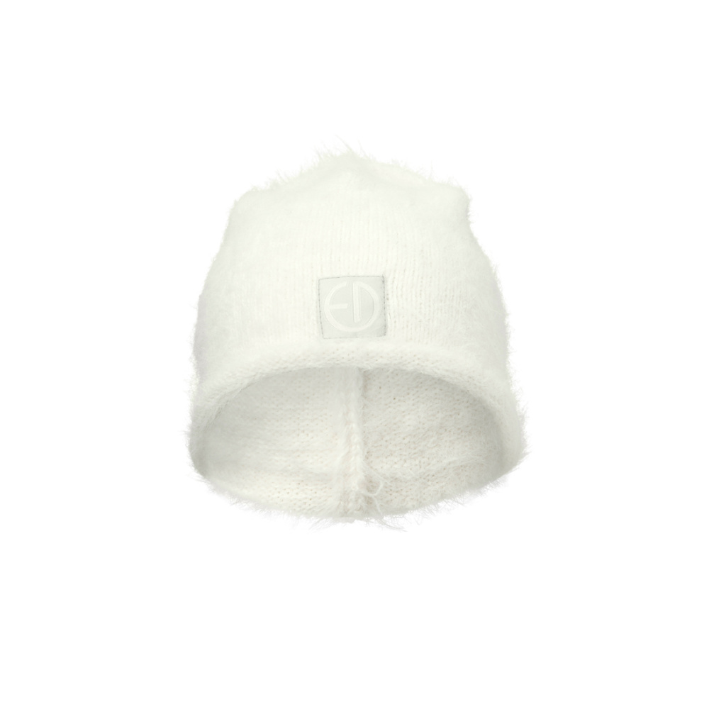 Elodie шапочка Furry Knit Beanie - Vanilla White
