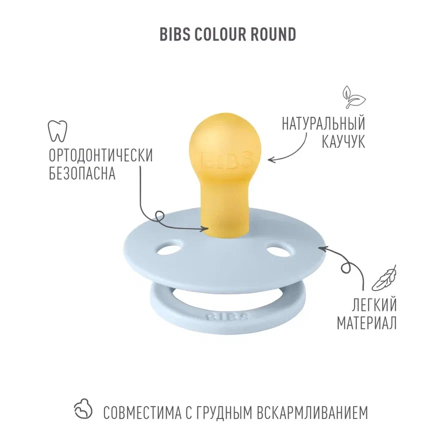 BIBS набор пустышек 0+ Try-it 4 штуки, Baby Blue - фото  10