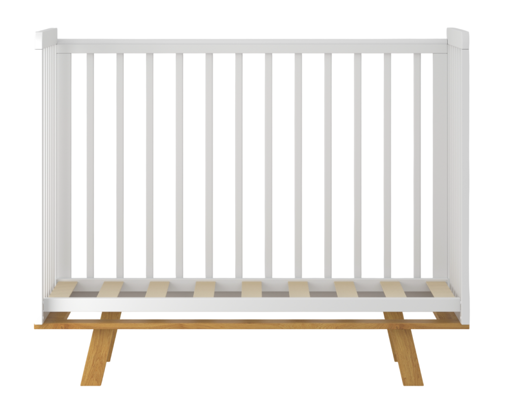 OLANT BABY кровать Скаген ЕССО белый/бук - фото  4