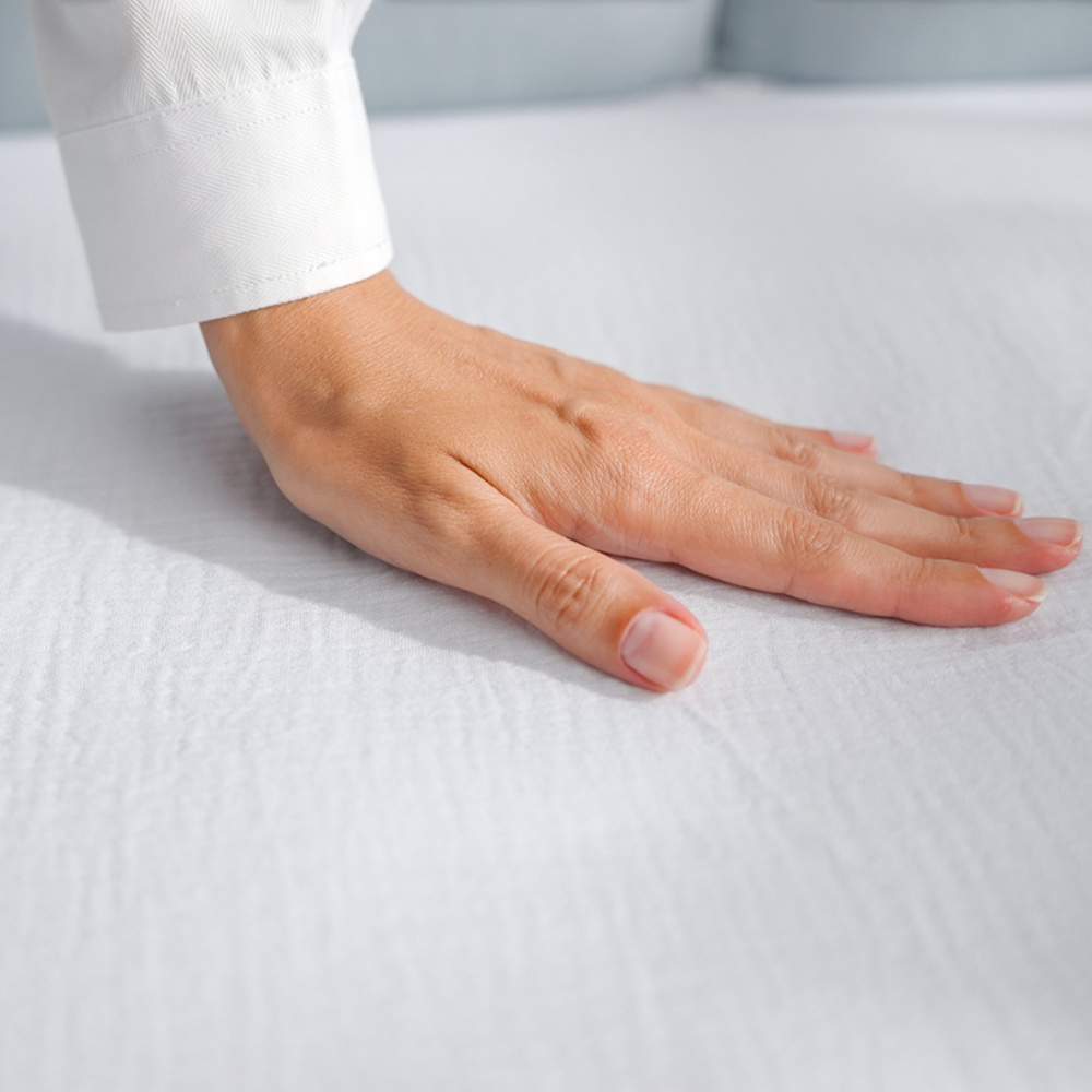 Perina простыня на резинке детская  Muslin (голубая пастель)  - фото  4