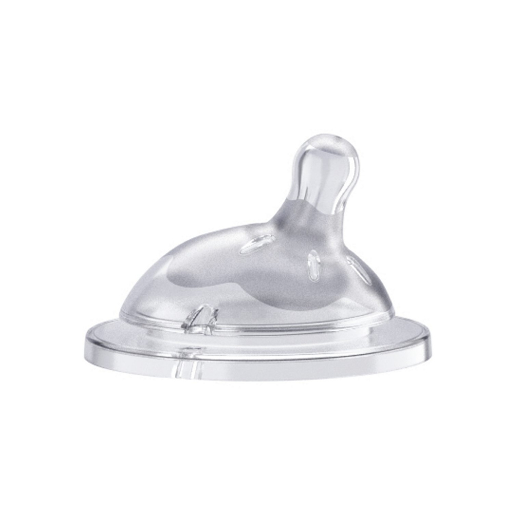 Chicco соска для бутылочки 0+ нормальный поток силиконовая Natural Feeling - фото  4