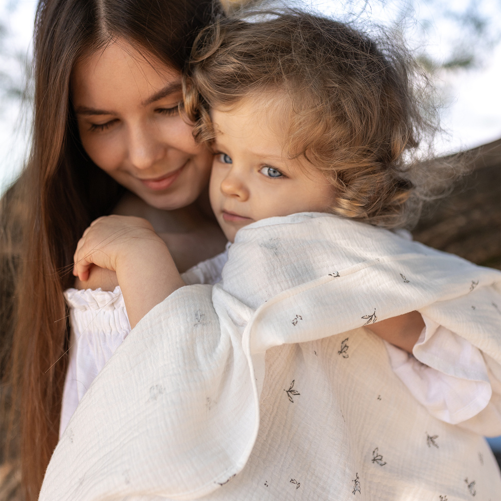 Perina комплект пелёнок детских (2 шт) Птички/Голубая пастель - фото  4