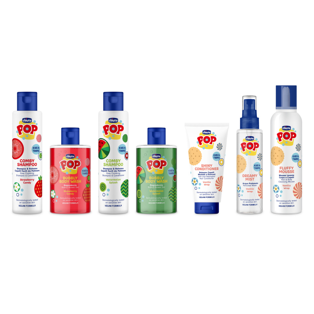 Chicco гель для душа POP Клубника, 300 мл - фото  8