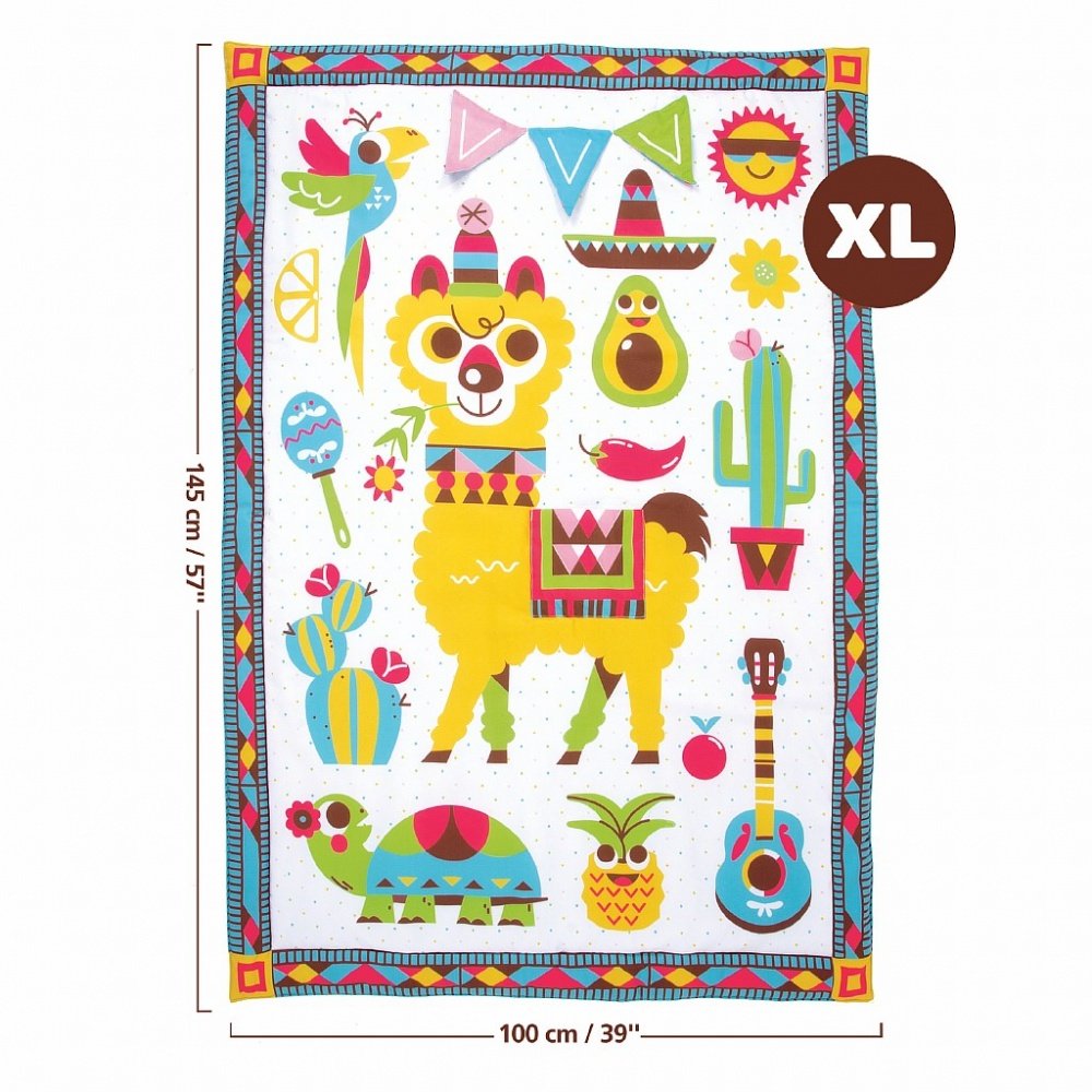 Yookidoo коврик-сумка игровой XL Фиеста размер 100х145 см - фото  6