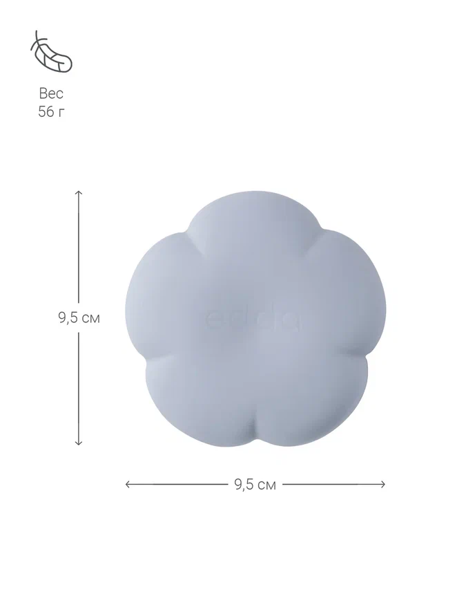 Edda мочалка для мытья головы и тела силикон Небо - фото  6