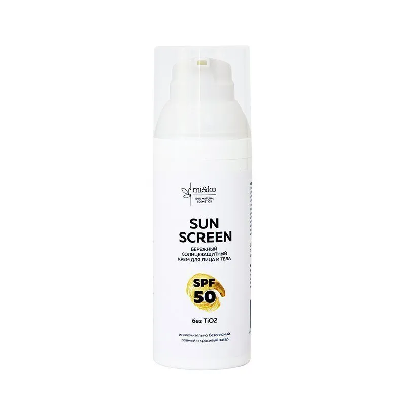 Mi&ko Крем солнцезащитный для лица и тела Sun Screen SPF50 50 мл