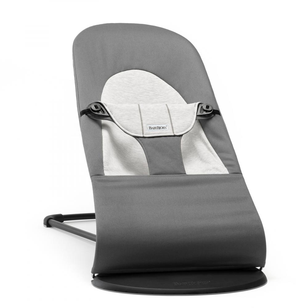 BabyBjorn кресло-шезлонг Balance Jersey темно-серый/серый