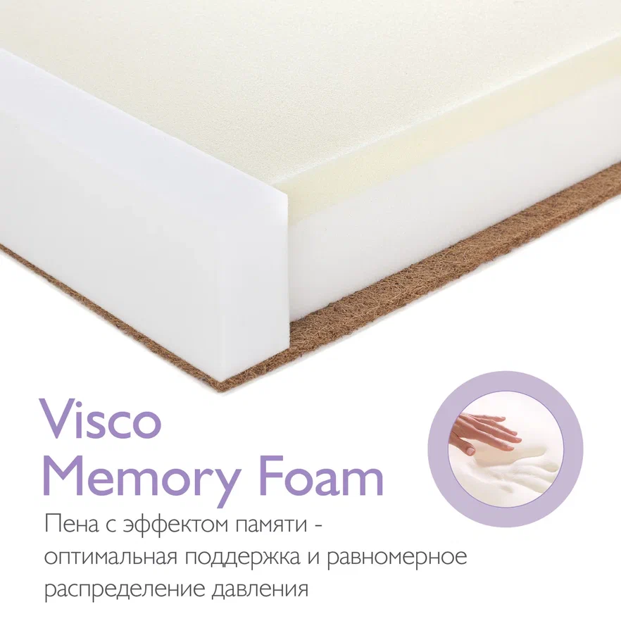 Plitex матрас детский Memory Flex 120х60 см - фото  3