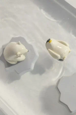 Oli&Carol игрушка развивающая для ванны Ice Polar Bear, каучук - фото  7