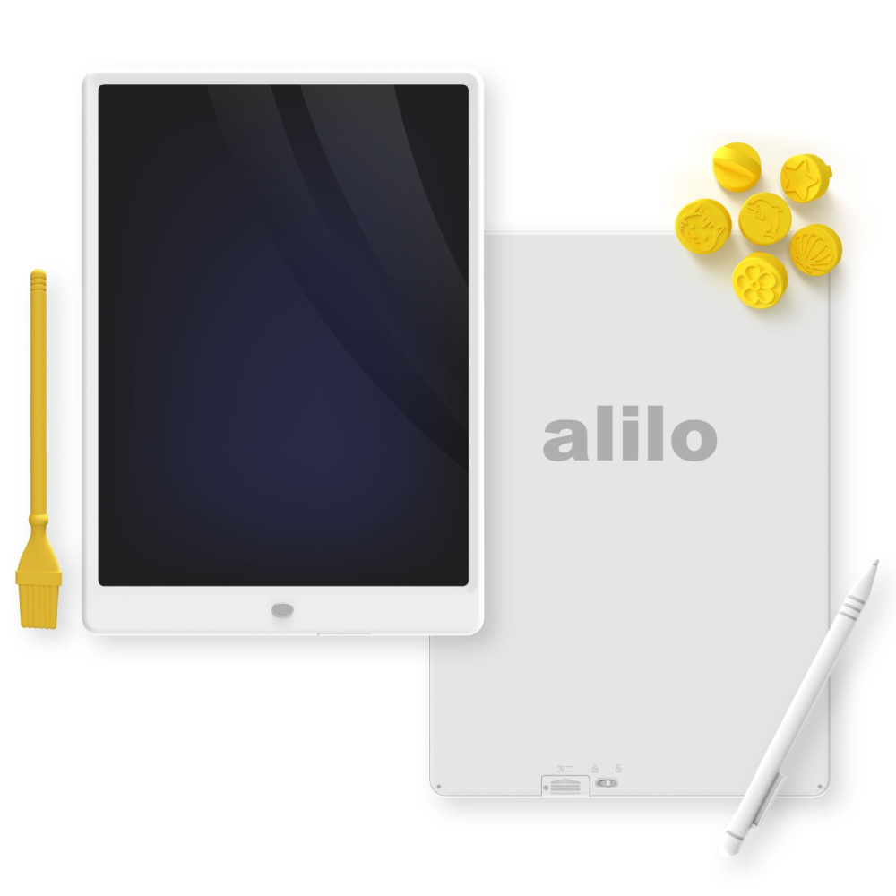 Alilo планшет для рисования 13,5 дюймов со штампиками и стилусами