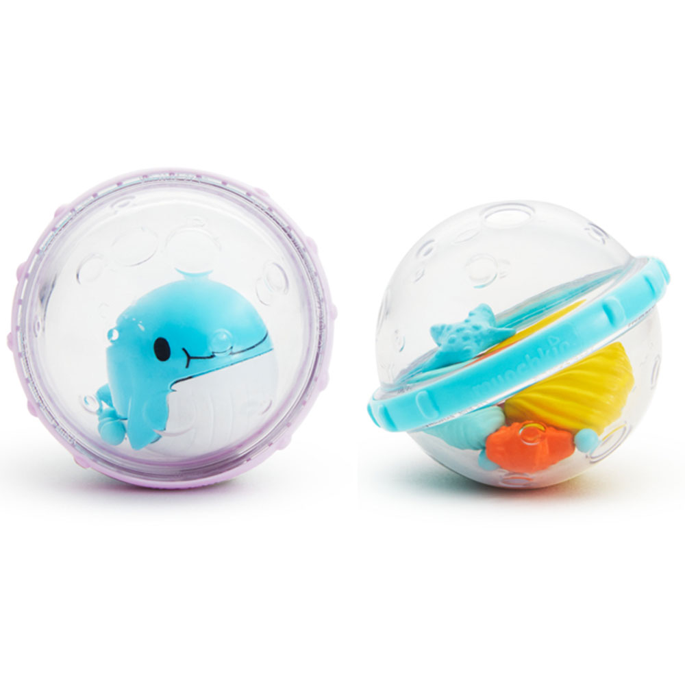 Munchkin игрушка для ванны Пузыри-поплавки кит 2 шт. 4+