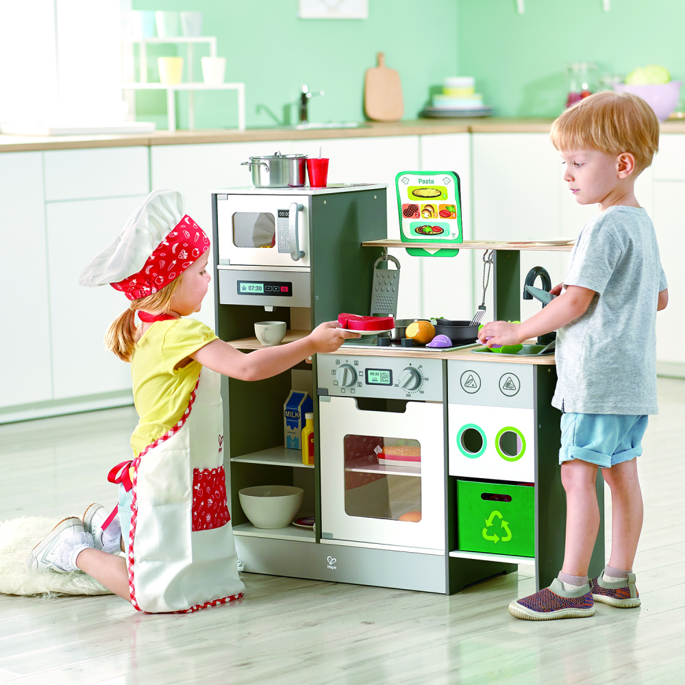 Hape кухня деревянная с аксессуарами Делюкс Макси - фото  3