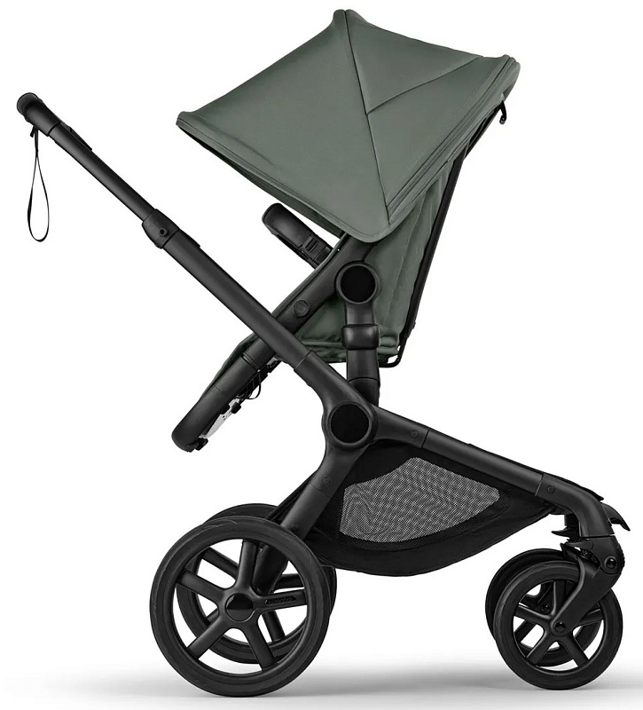 Bugaboo Fox5 Renew коляска 2 в 1 Black/ Forest Green/Forest Green complete - фото  13