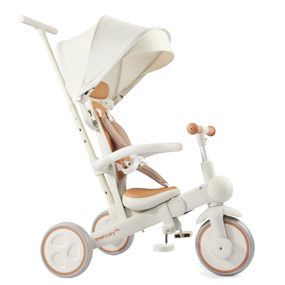 Happy Baby велосипед складной трёхколёсный Mercury Pro, milky