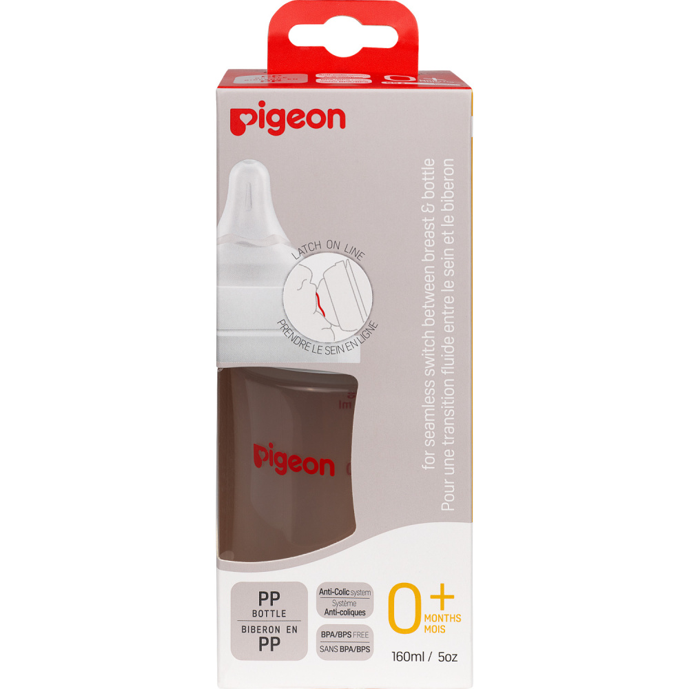 Pigeon бутылочка для кормления Перисталик Плюс с широким горлом 160 мл - фото  6