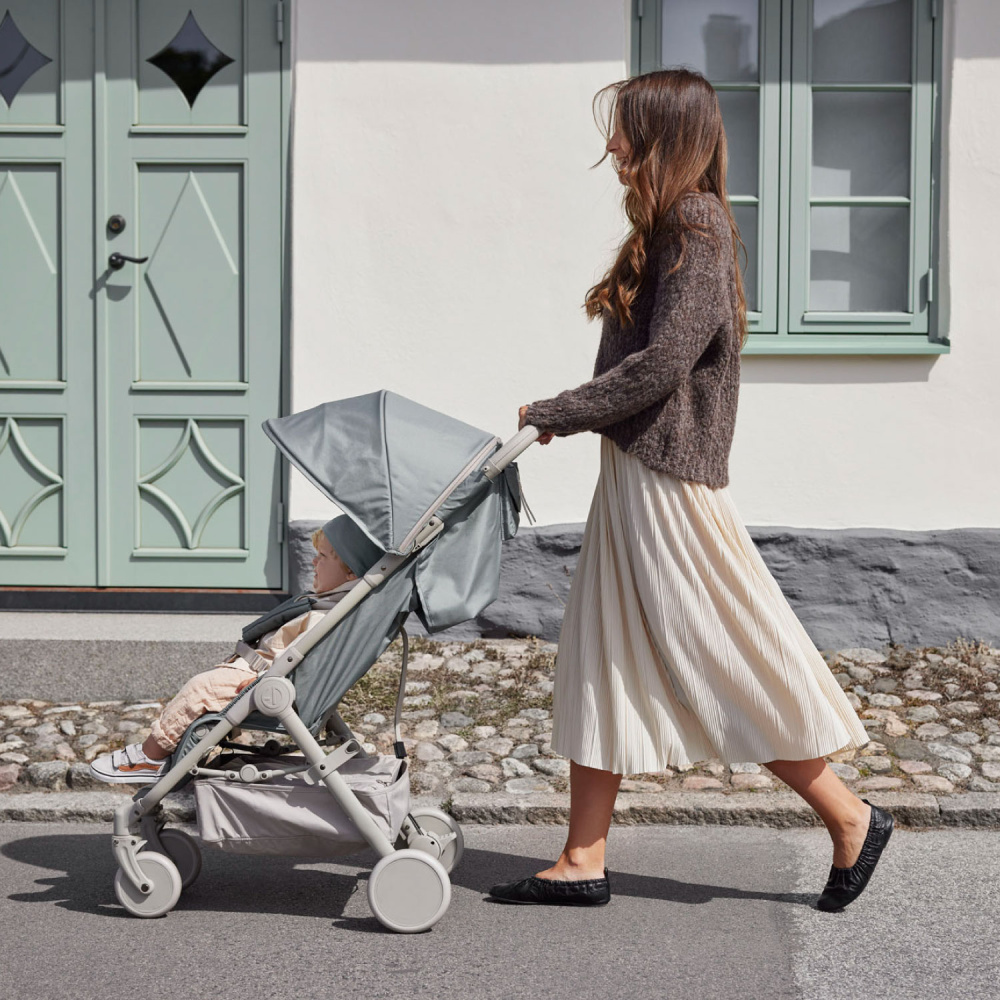 Elodie коляска прогулочная MONDO - Pebble Green - фото  19