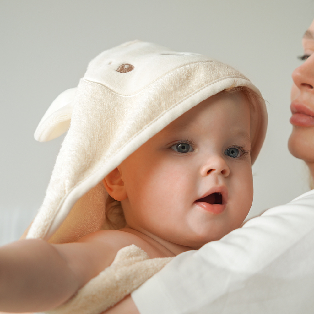 Perina полотенце детское Muzzle (молочный) - фото  9