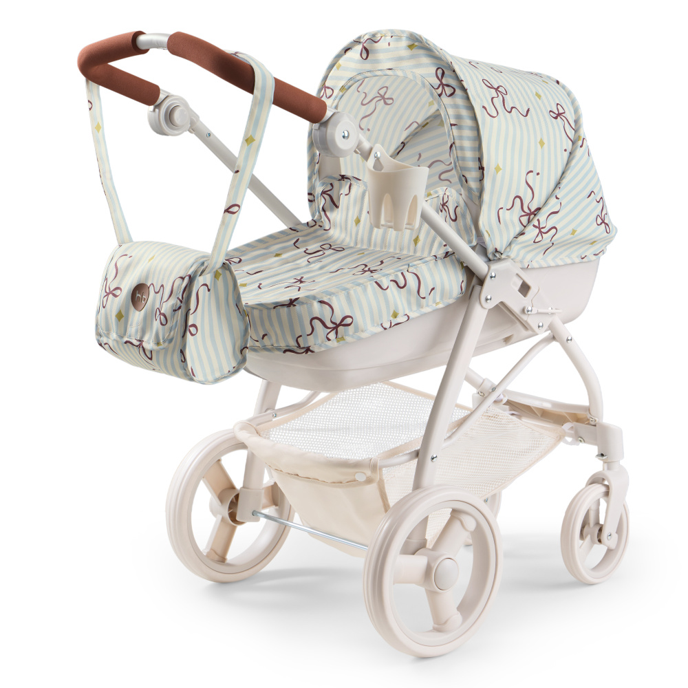 Happy Baby коляска для кукол Эшли (Ashley) бантик / bow - фото  3