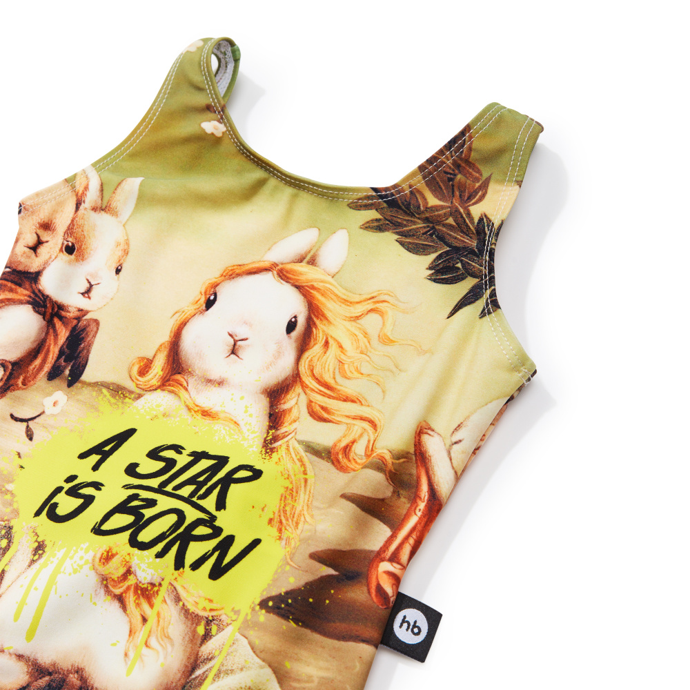 Happy Baby купальник для девочек rabbit - фото  5