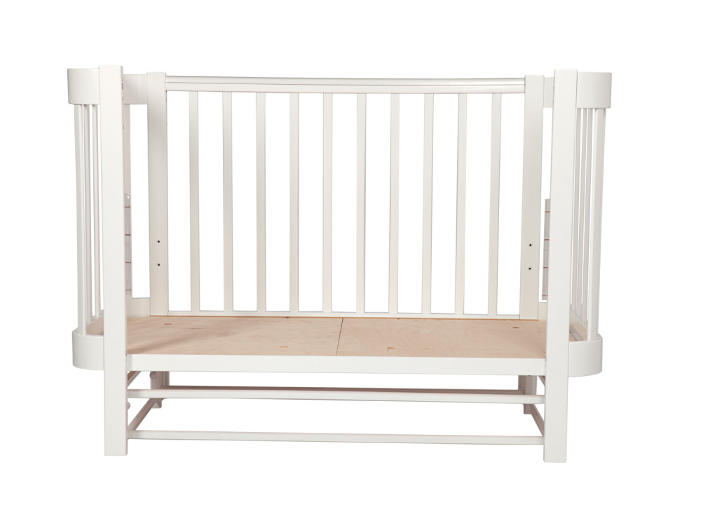 LIEL кровать с маятником приставная Cosmos белый - фото  5