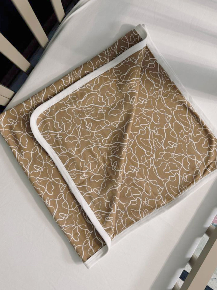 OLANT BABY пеленка-плед 90х90 см Summer sunsets - фото  7