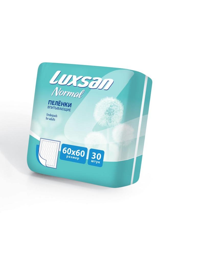 Luxsan basic пеленки 60х60 30 штук - фото  1