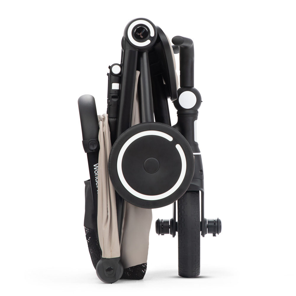 SMARTRIKE Трехколесный складной велосипед Wonder max, Stone Beige - фото  3