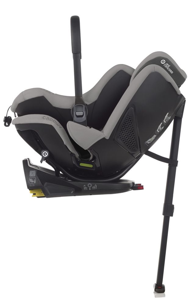 JANE Concord Автокресло Groowy+Nest (40-150 см, 0-12 лет) гр.0/1/2/3 Matt black- УЦЕНКА Витрина - фото  7