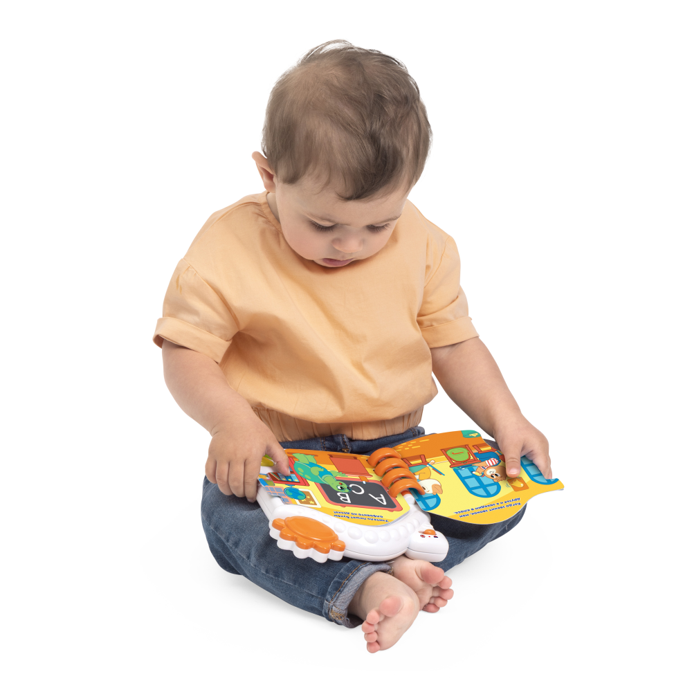 Chicco игрушка-книжка музыкальная Город рус/англ - фото  2