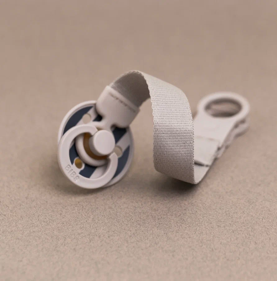 BIBS держатель для пустышки Clip Loop, Blush - фото  4