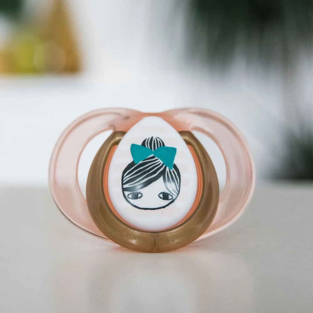 Tommee Tippee соска-пустышка силиконовая Moda, 18-36 мес., 2 шт. - фото  8