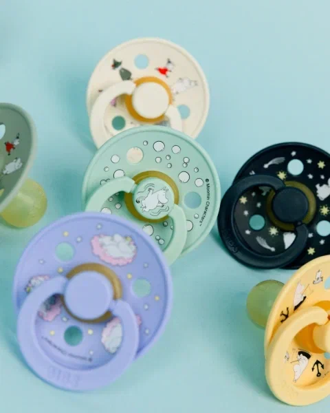 BIBS пустышка латексная Moomin Colour - Friends - Ivory - фото  10