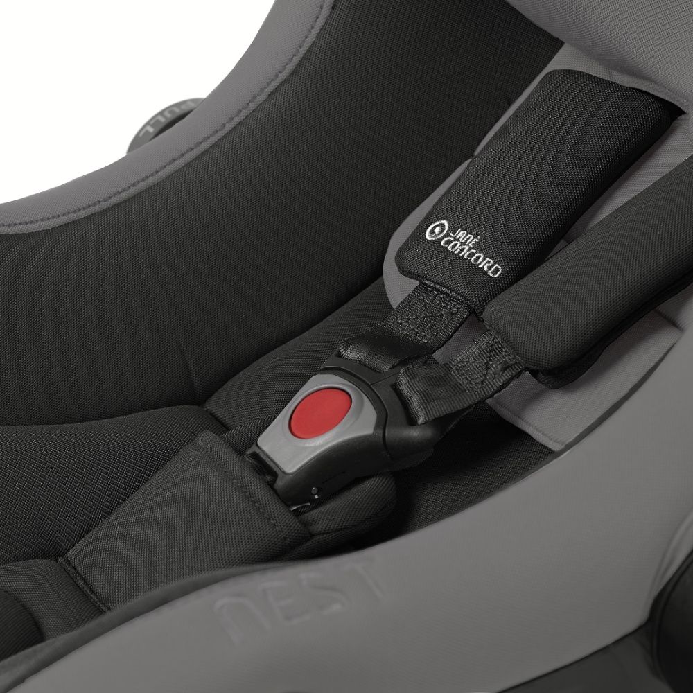 JANE Concord Автокресло Groowy+Nest (40-150 см, 0-12 лет) гр.0/1/2/3 Matt black- УЦЕНКА Витрина - фото  21
