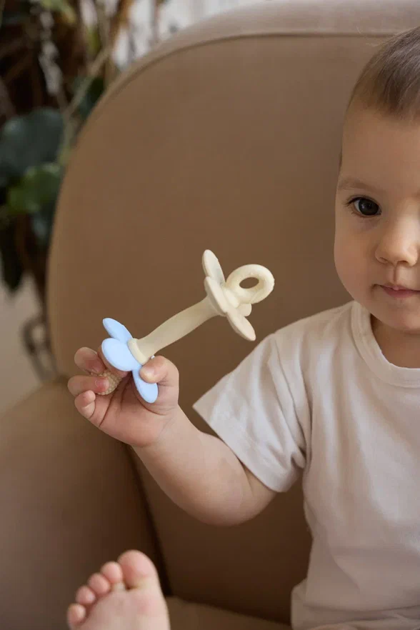 Edda  прорезыватель Небо/Лён - фото  7